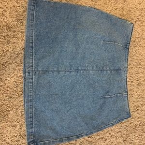 Topshop denim skirt